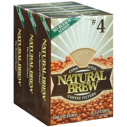 Natural Brew 4 Coffee Filters (3pk. / 100 ct. each)