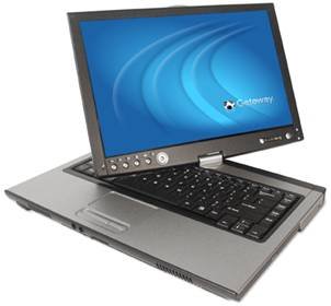 GATEWAY CONVERTIBLE TABLET PC Intel Pentium M, Centrino CX2610 1