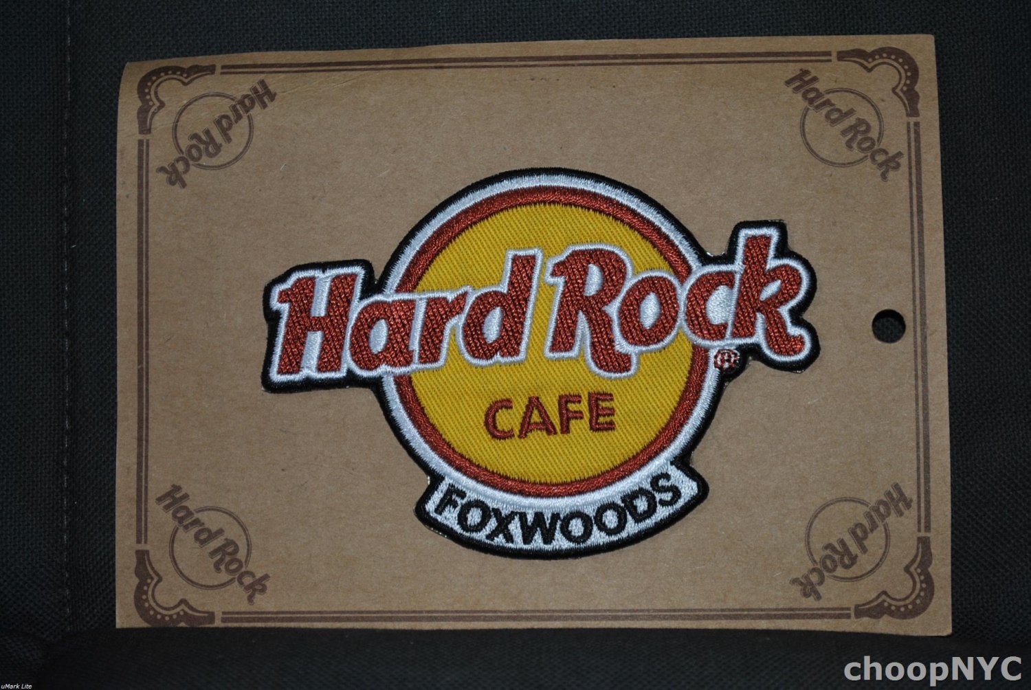 Hard Rock Cafe "Foxwoods" Iron On Patch Badge