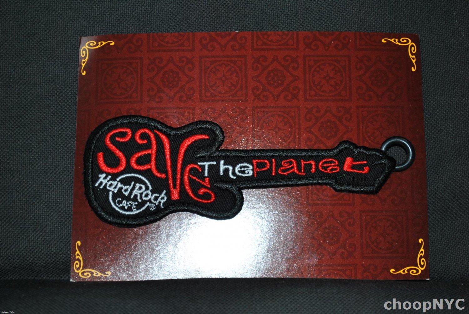 Hard Rock Cafe "SAVE THE PLANET" Iron On Patch Badge