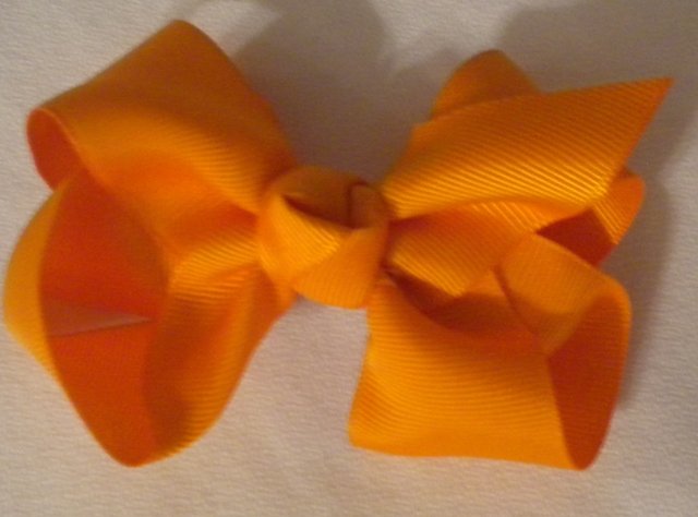 4 1/2" orange bow