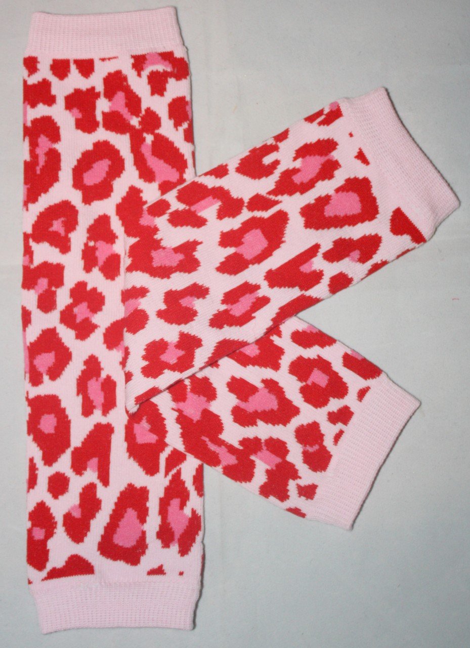 Pink Cheetah Leg Warmers