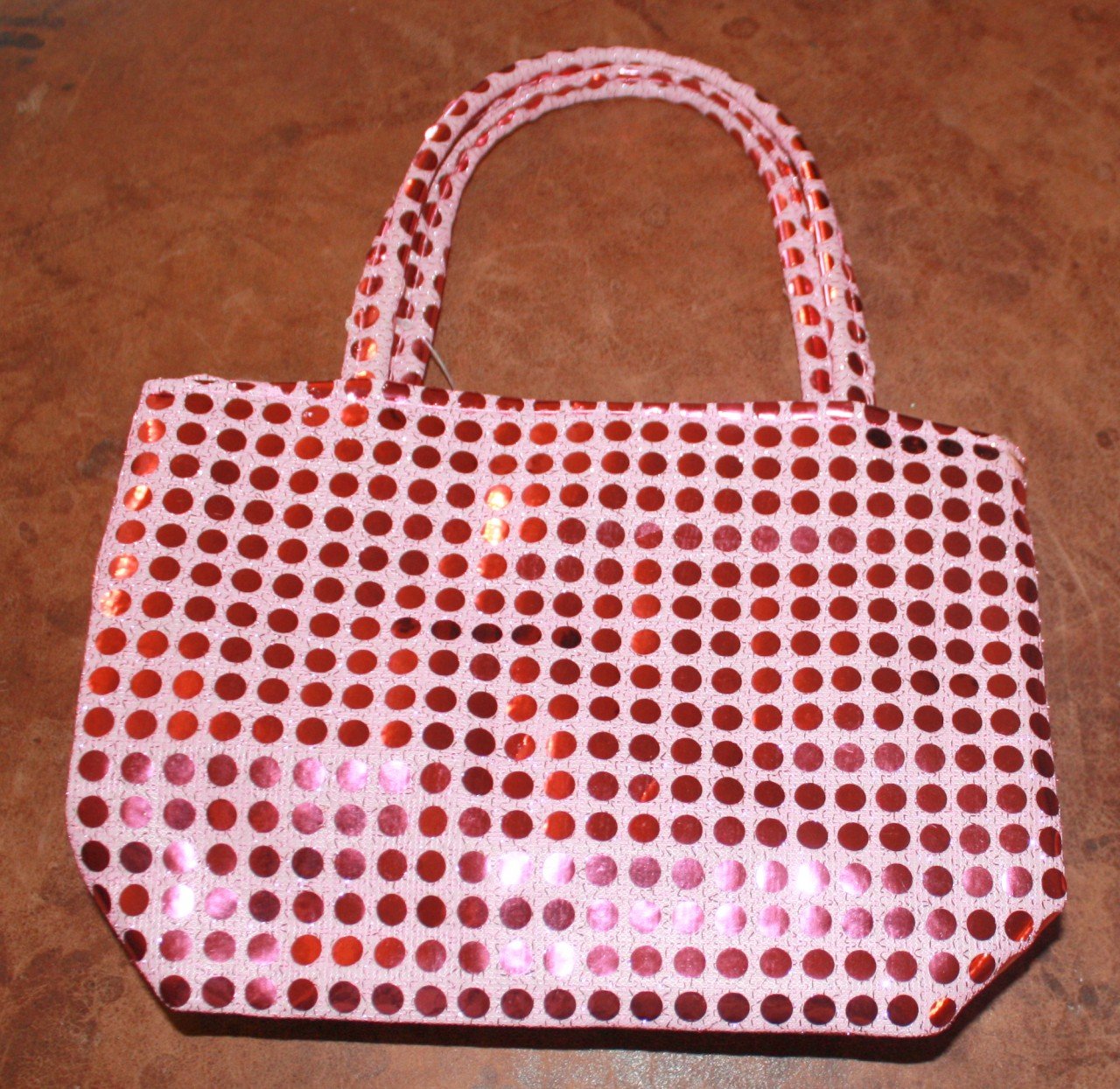 Pink Sequin Purse