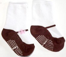Brown Mary Jane Socks