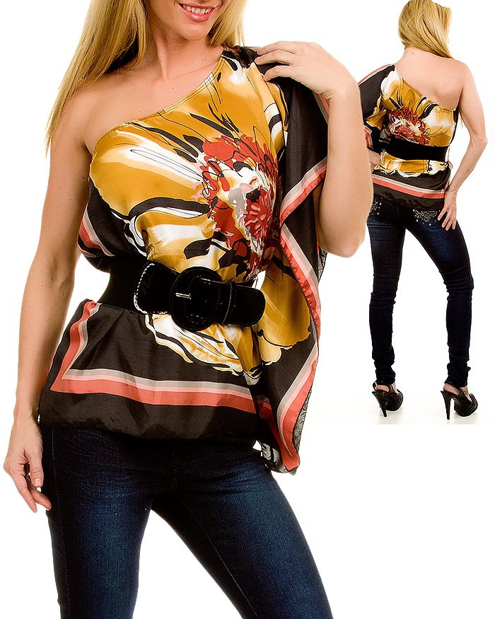 Ladies Top Multicolor Floral