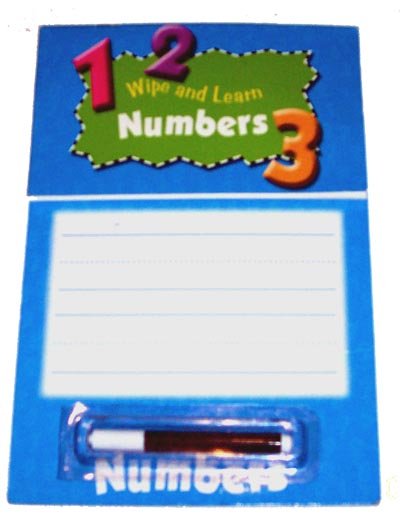 PRESCHOOL - Wipe and Learn Board NUMBERS