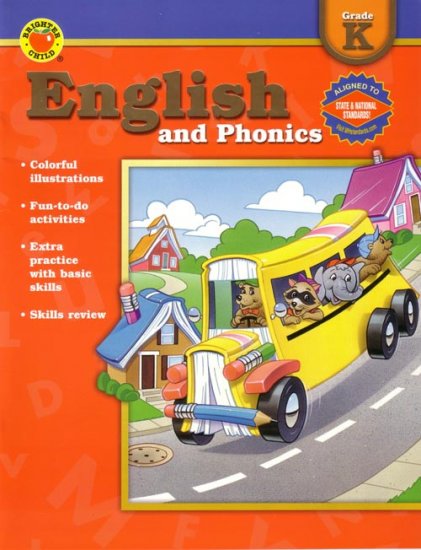 KINDERGARTEN - Teach Your Child ENGLISH & PHONICS Workbook