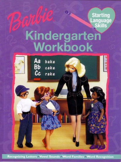 KINDERGARTEN - Starting Language Skills BARBIE Workbook