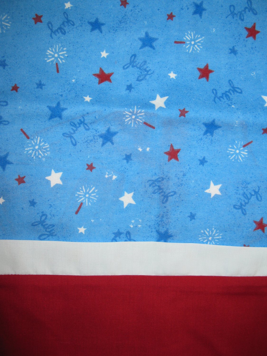 Set of 2 July Flannel Standard Pillow Cases - Handmade