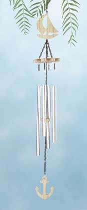 Wood Nautical Wind Chimes #31828