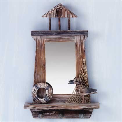 Lighthouse Keyholder and Mirror #31591