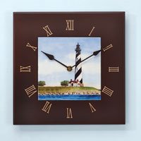Lighthouse Tile Wall Clock #34570