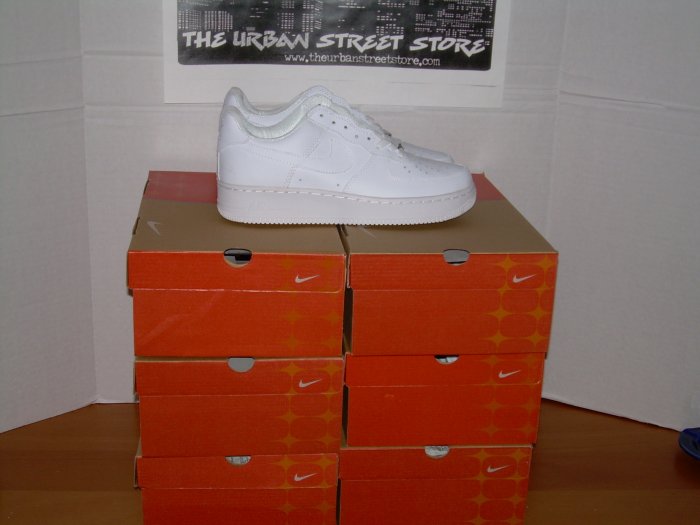 WHOLESALE SAMPLE LOT 6 PAIRS AF1 WHITE