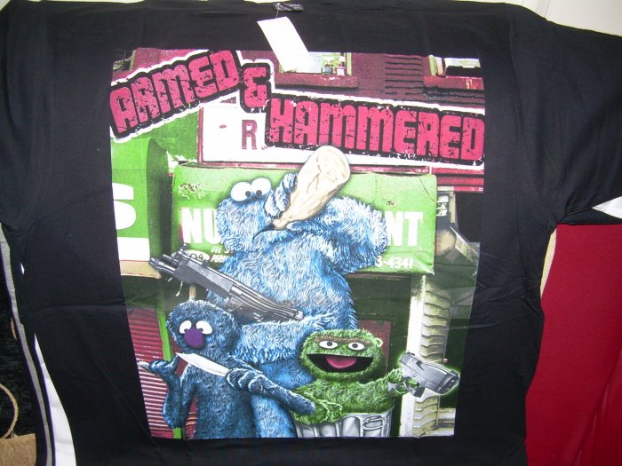 NEW COOKIE MONSTER OSCAR GROVER BIG TSHIRT
