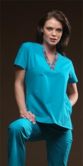13302 - Bohemian V-Neck Tunic- Small
