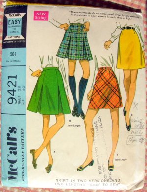 Unsung Sewing Patterns: McCall 9094 - Las' and Misses' Divided