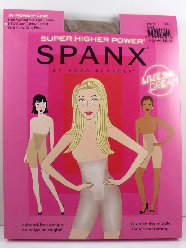 Spanx Super Higher Power Bare Size C