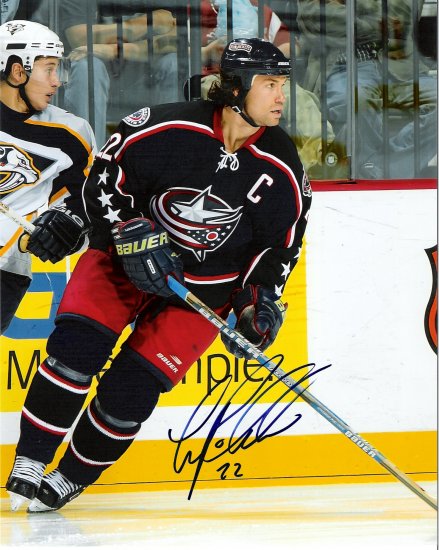Luke Richardson Columbus Blue Jackets signed 8x10 photo