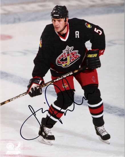 Jamie Pushor Columbus Blue Jackets signed 8x10 photo