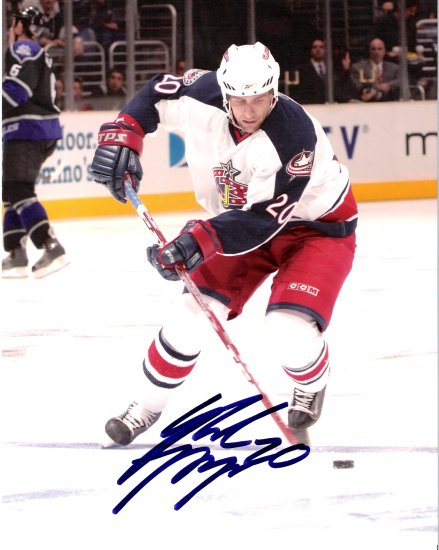 Michael Rupp Columbus Blue Jackets signed 8x10 photo