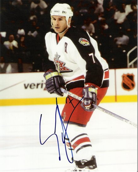 Scott Lachance Columbus Blue jackets signed 8x10 photo