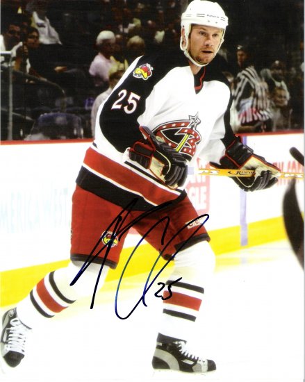Andrew Cassells Columbus Blue Jackets signed 8x10 photo