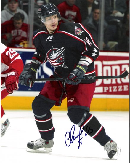 Alexandre Svitov Columbus Blue Jackets signed 8x10 photo