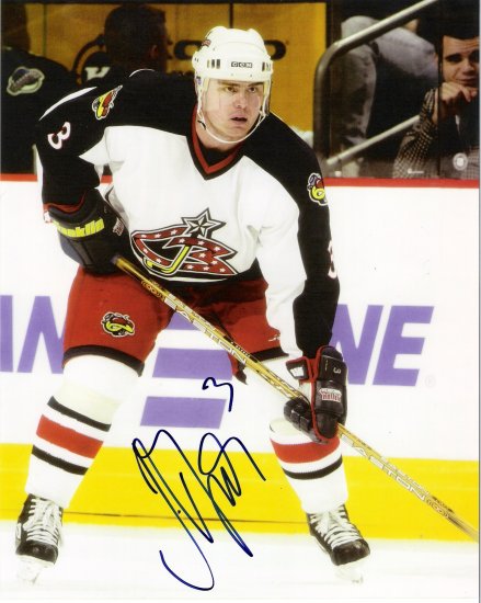 Jaroslav Spacek Columbus Blue Jackets signed 8x10 photo
