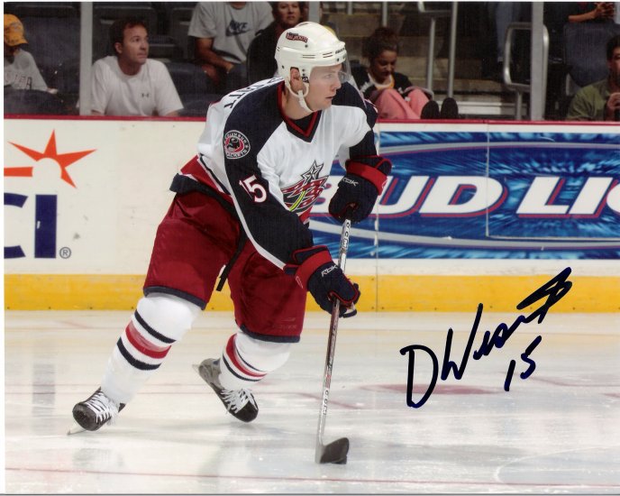 Duvie Westcott Columbus Blue Jackets signed 8x10 photo