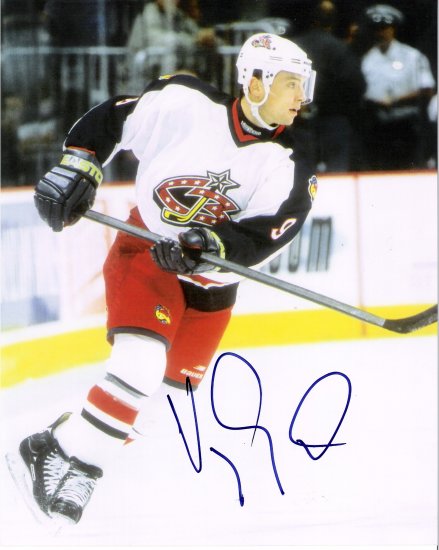 David Vyborny Columbus Blue Jackets signed 8x10 photo