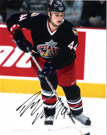 Rostislav Klesla Columbus Blue Jackets signed 8x10 photo