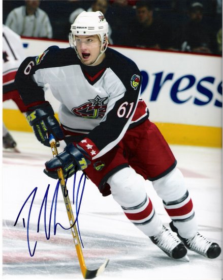 Rick Nash Columbus Blue Jackets signed 8x10 photo