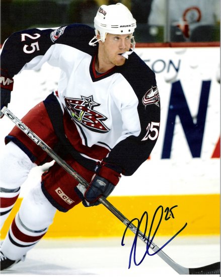 Jason Chimera Columbus Blue Jackets signed 8x10 photo