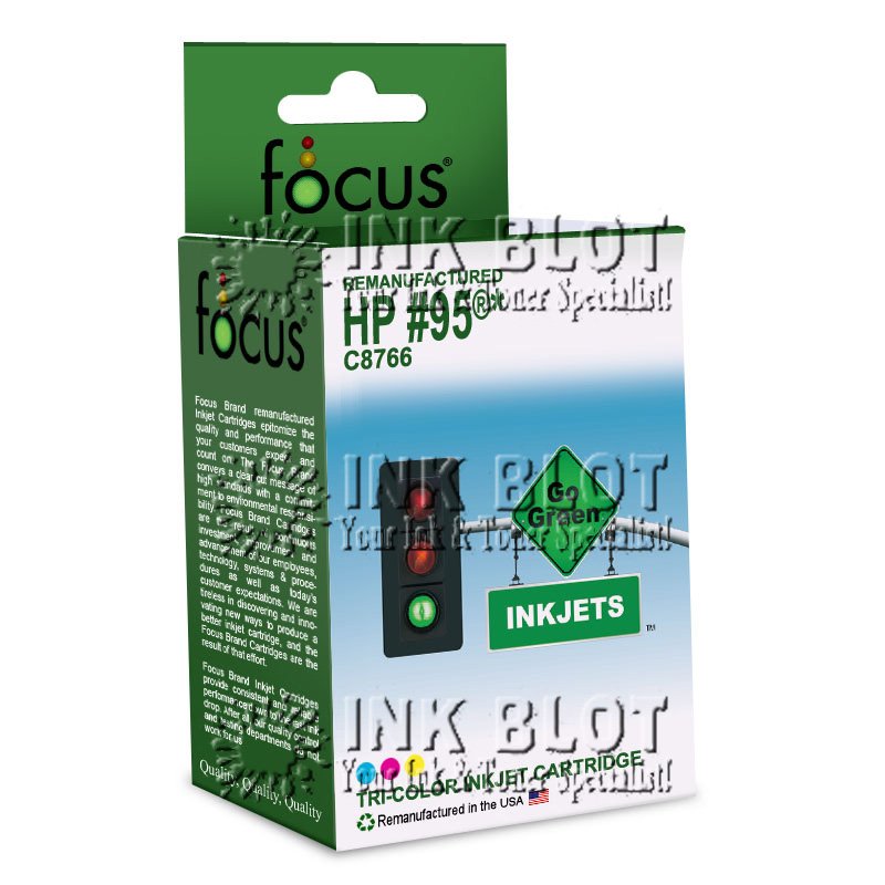 HP 95 Remanufactured (C8766WN) Tricolor Ink Cartridge