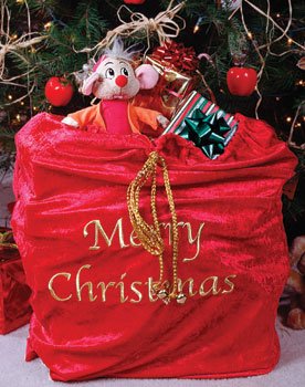 30X36 Velvet santa bag