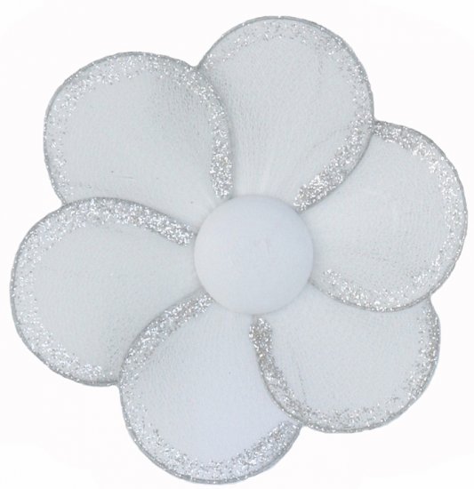 8"" White Single Layer Daisy Flower - nylon hanging ceiling wall baby nursery room wedding decor dec