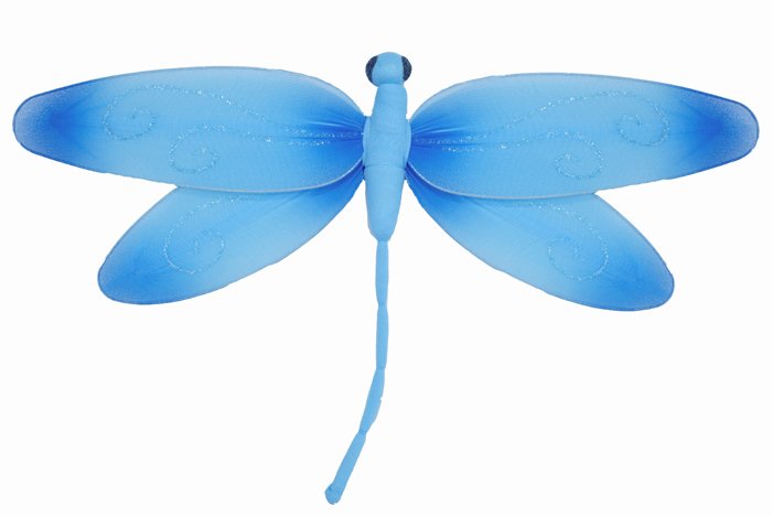13"" Blue Swirl Dragonfly - nylon hanging ceiling wall baby nursery room wedding decor decoration de