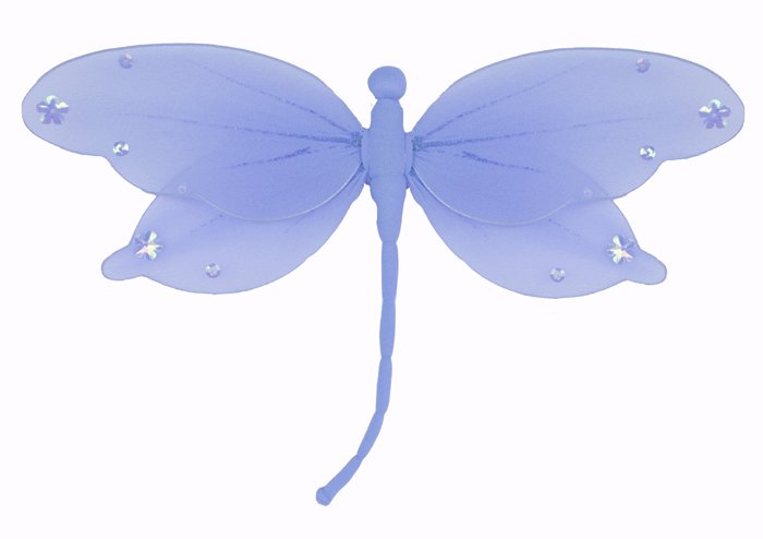 5"" Blue Jewel Dragonfly - nylon hanging ceiling wall nursery bedroom decor decoration decorations