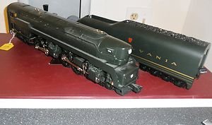 RIGHT OF WAY PENNSYLVANIA O GAUGE T1 4-4-4-4 STEAM ENGINE AND TENDER OB