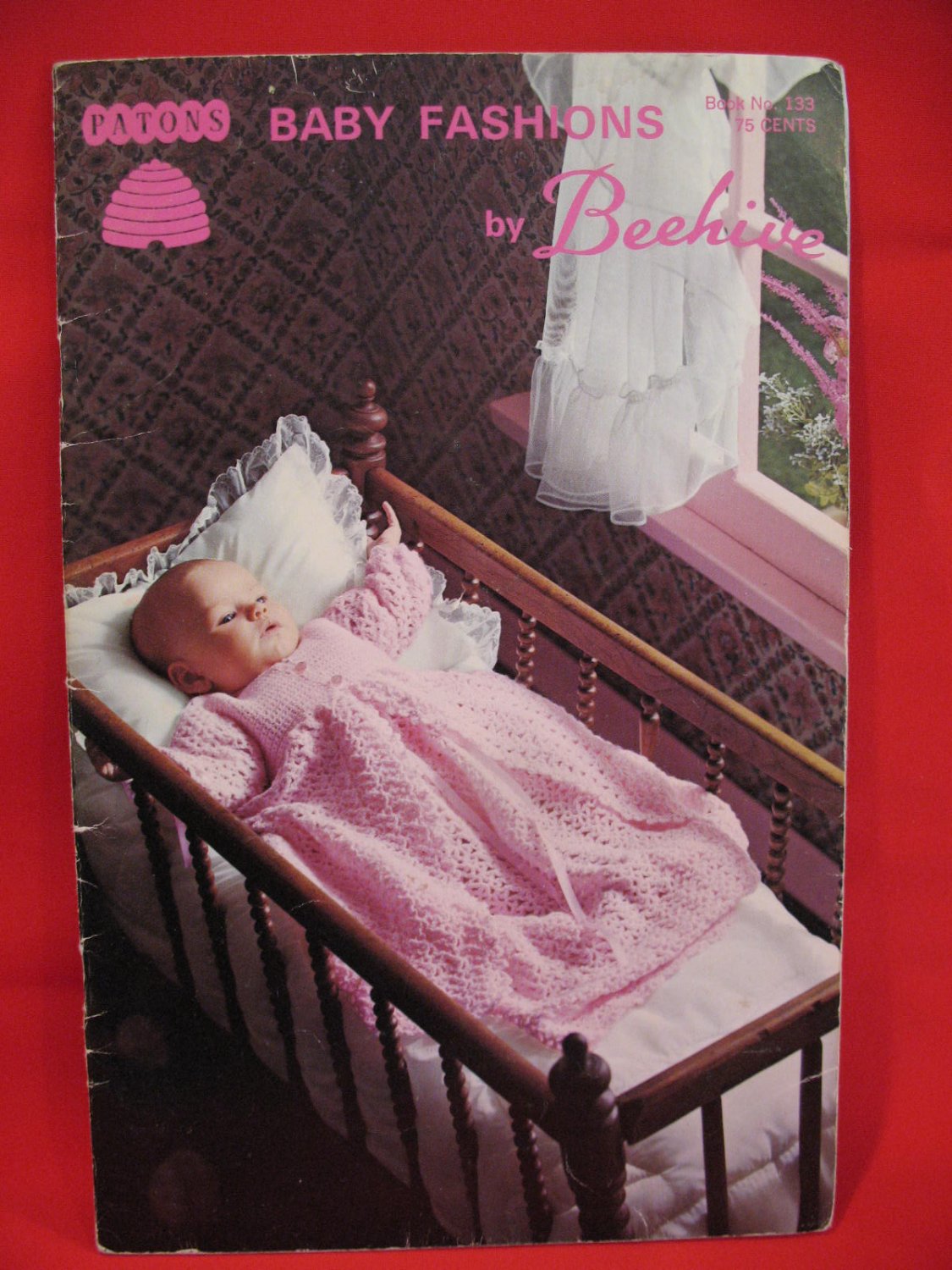 Patons Beehive Baby Fashions Coat Leggings Vintage Christening Dress Knitting...