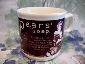 vancouver tea Tea Vintage vintage Soap Mug Pears Cup cups Pear's Advertising Coffee