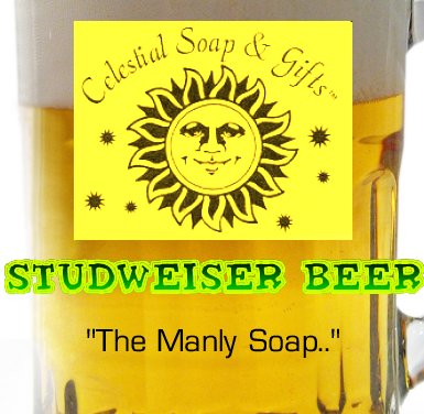 Studweiser Beer Soap: The Manly Soap 3.5 oz. Bar SALE