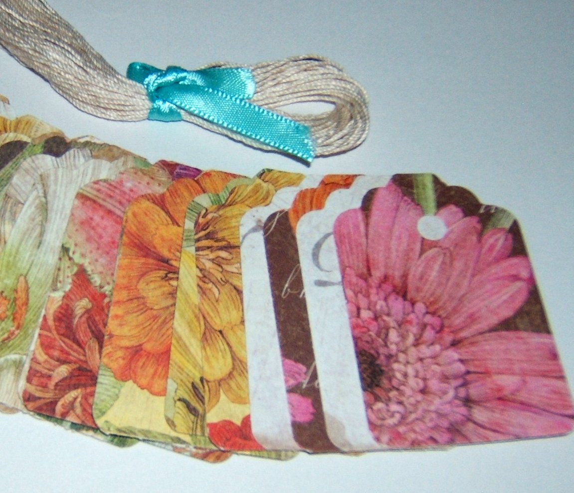 Gift Tag set-Cottage Garden - Qty 24
