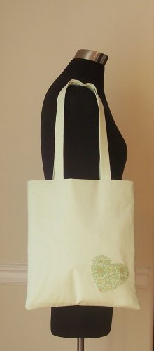 Minty Heart Magazine Tote