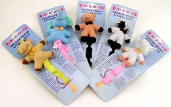 Soft blue elephant Pacifier Friends