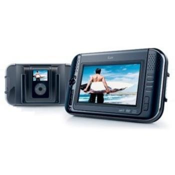 jWIN i1055BLK 7 Inch Tablet-Style DVD Player w/ Ipod Capabilities