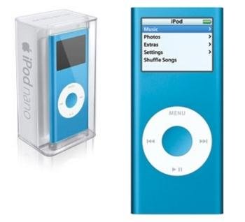 Apple iPod nano 4GB MP3 Player - 1000 Songs 2nd Gen. MA428LL/A (Blue)