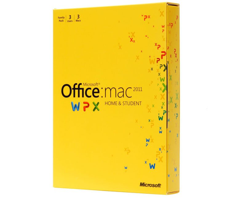 Office for Mac 2011 Home & Student -Family Pack:3 Users, 3 Macs brand new