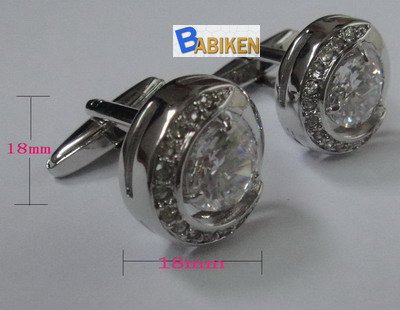 Elegant SWAROVSKI Crystal Cufflinks Wedding Marriage Cuff Links