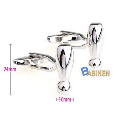 Unique Punctuation Exclamation Mark! Novelty Cufflinks